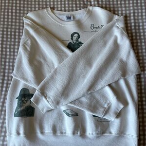 Book Lover Graphic Crewneck Sweatshirt